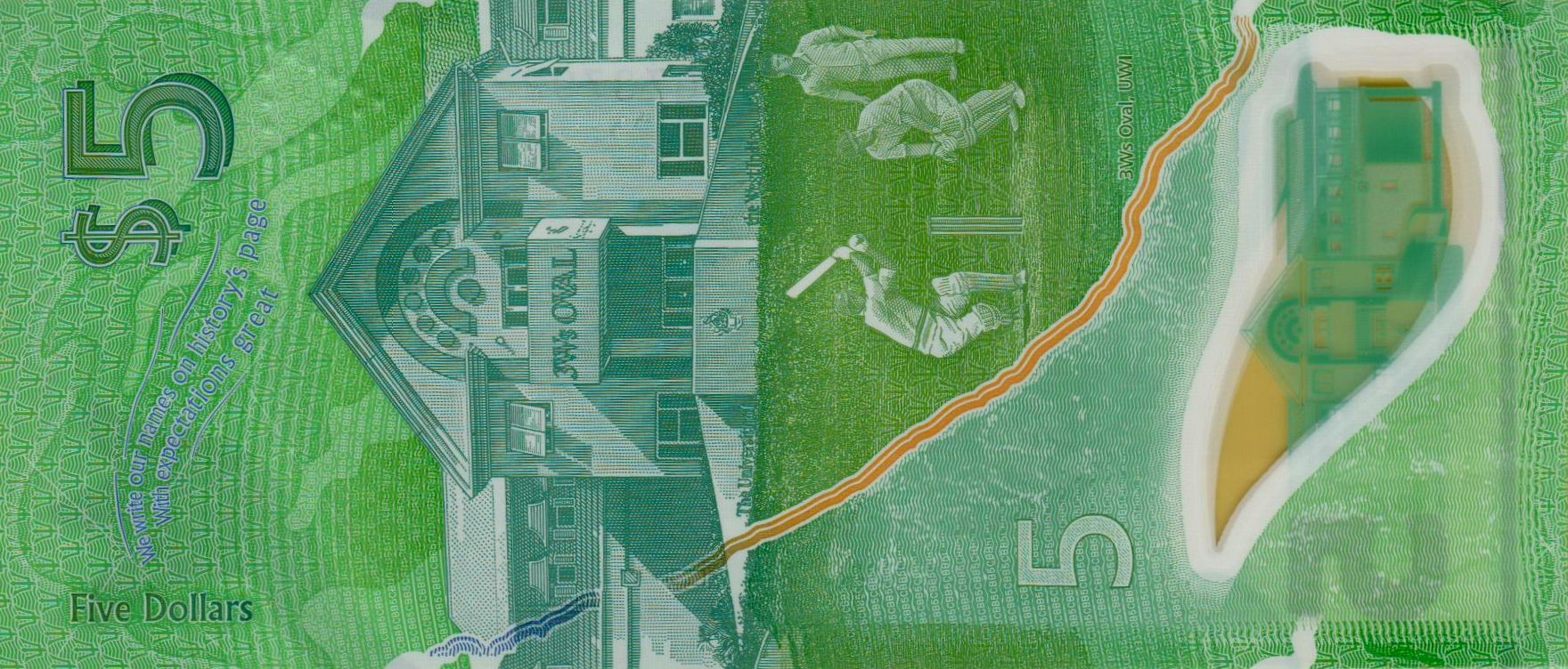 Barbados 5 2022 UNC P-W81